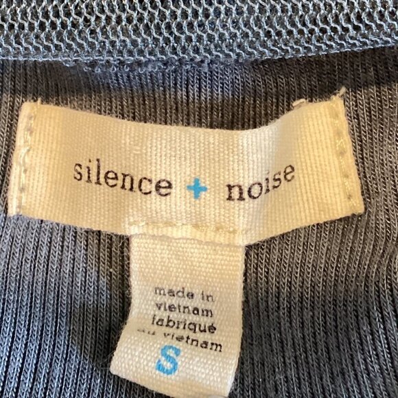 Silence + Noise Chance Mesh Racerback Mini Dress Urban Outfitters Sz S Blue 250A - Picture 6 of 7